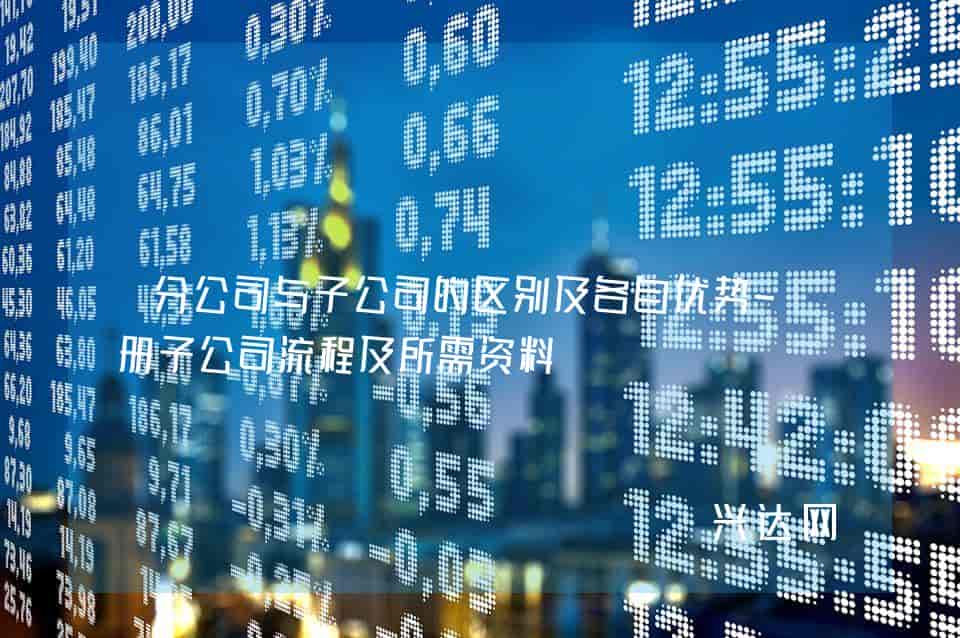 分公司与子公司的区别及各自优势-注册子公司流程及所需资料