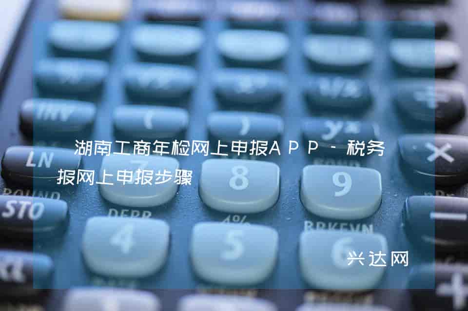 湖南工商年检网上申报APP-税务年报网上申报步骤 