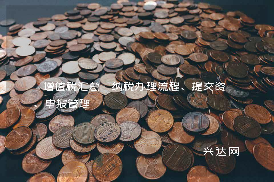增值税汇总-纳税办理流程、提交资料、申报管理