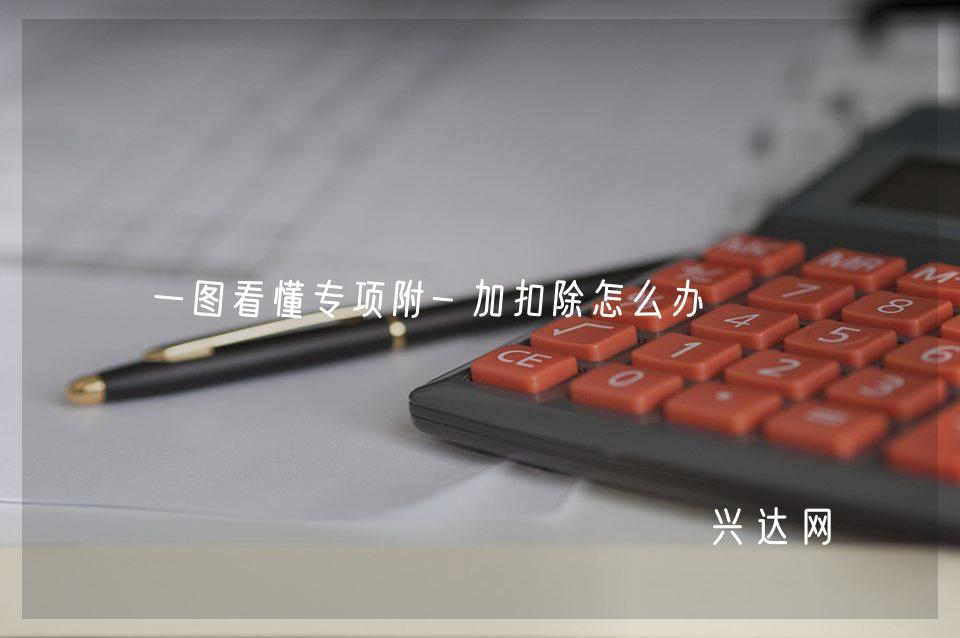 一图看懂专项附-加扣除怎么办