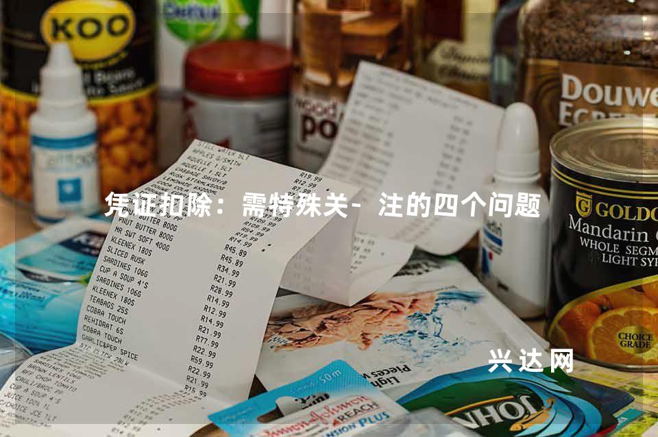 凭证扣除:需特殊关-注的四个问题