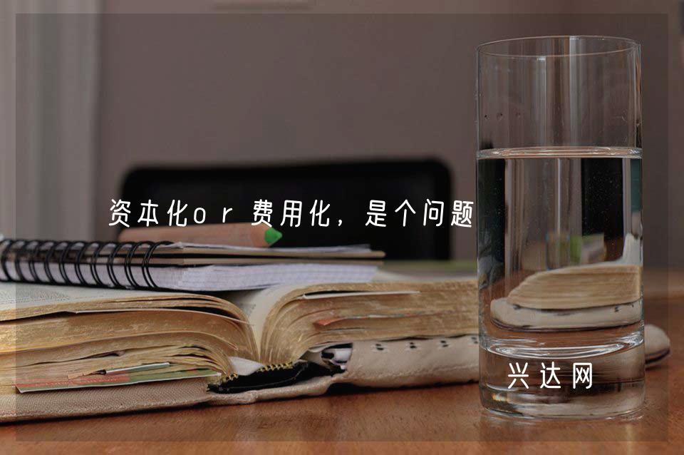 资本化or费用化,是个问题