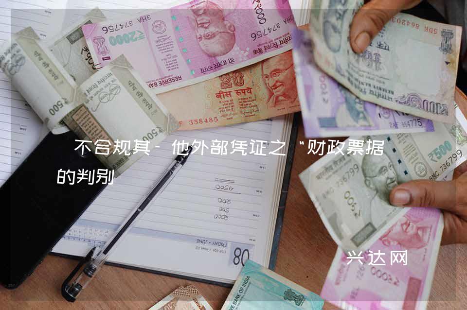 不合规其-他外部凭证之“财政票据”的判别