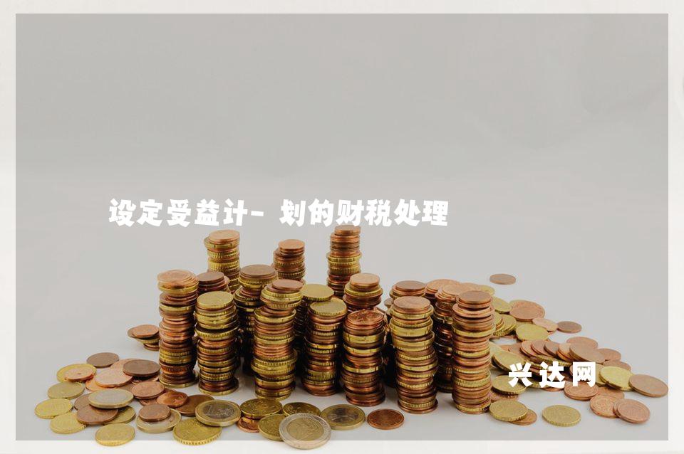 设定受益计-划的财税处理