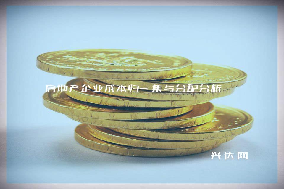 房地产企业成本归-集与分配分析