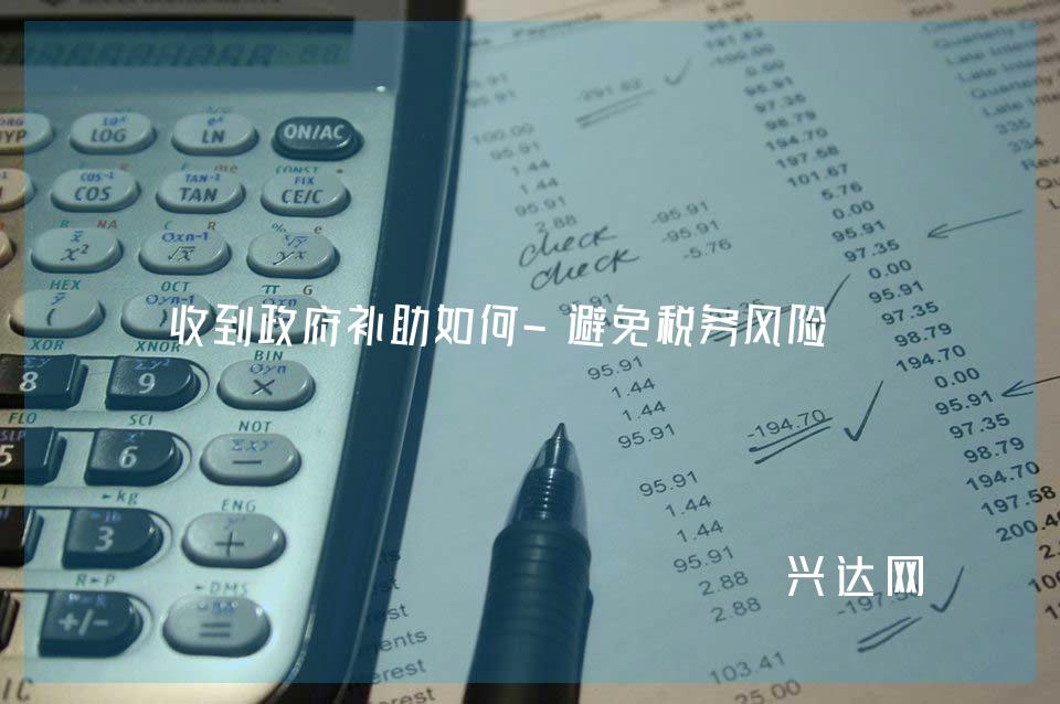 收到政府补助如何-避免税务风险