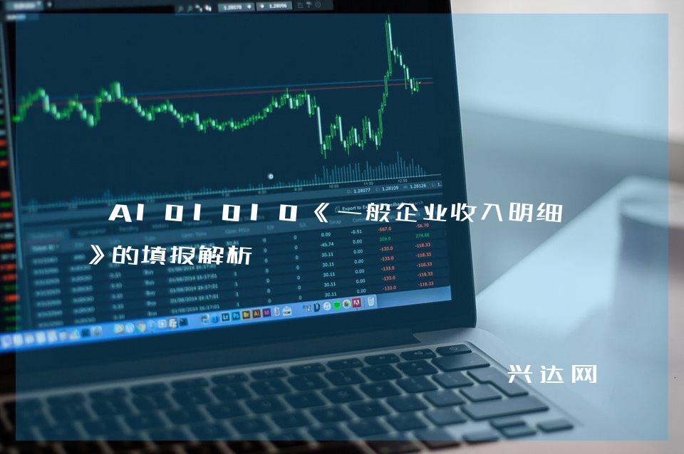A101010《一般企业收入明细表》的填报解析