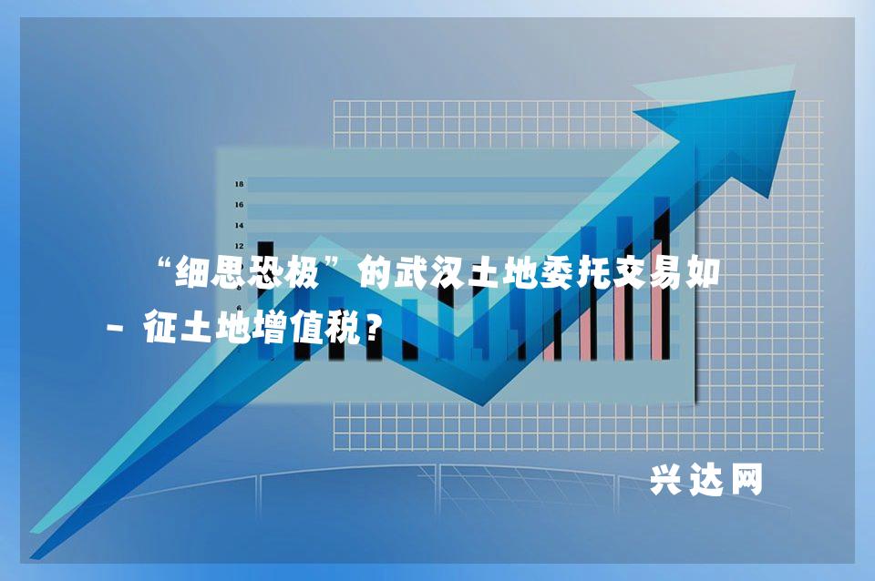 “细思恐极”的武汉土地委托交易如何-征土地增值税?