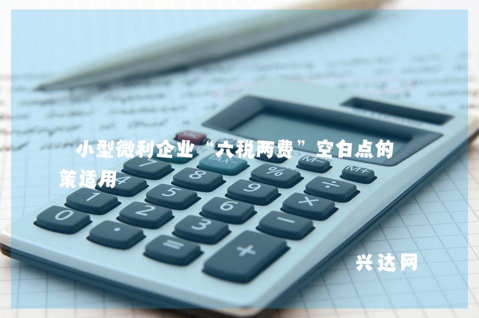 小型微利企业“六税两费”空白点的政策适用