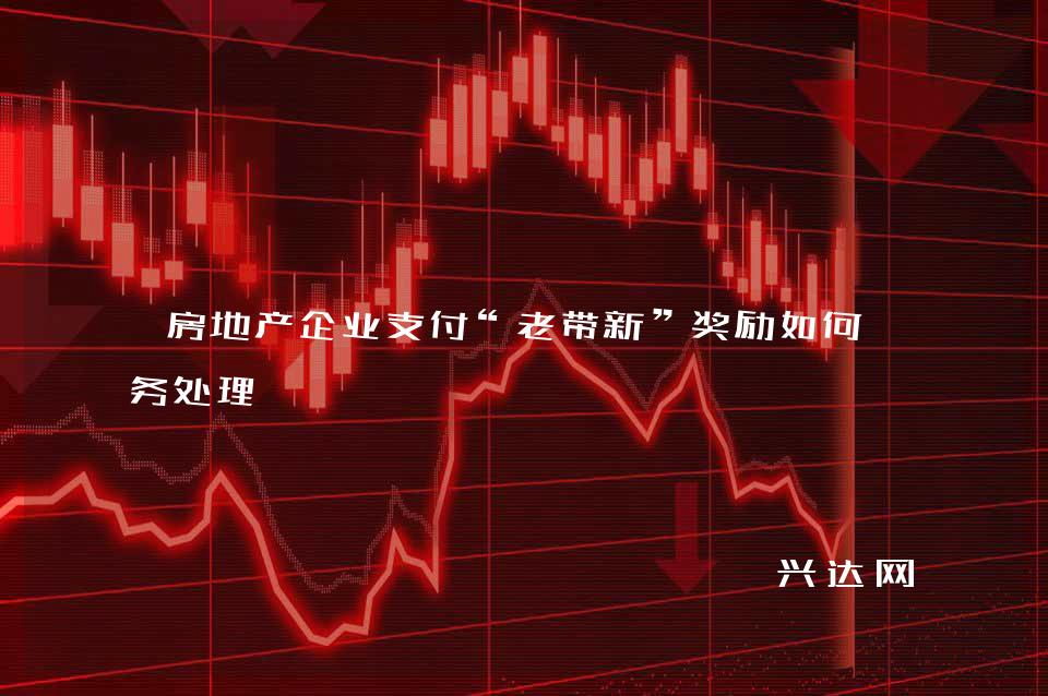 房地产企业支付“老带新”奖励如何税务处理 